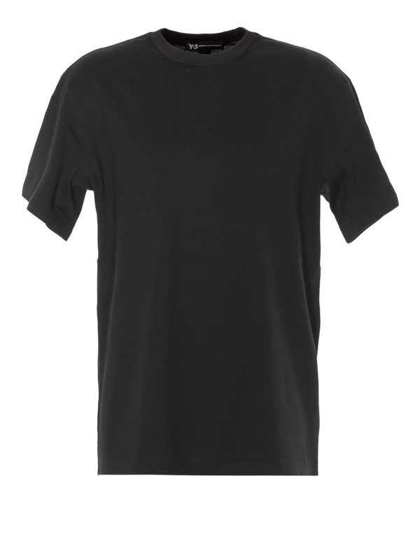 ADIDAS Y-3: t-shirts - Back Toketa print black T-shirt