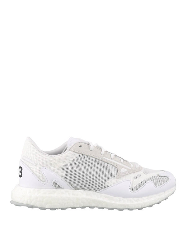 ADIDAS Y-3: trainers - Rhisu Run dual-layer mesh upper sneakers