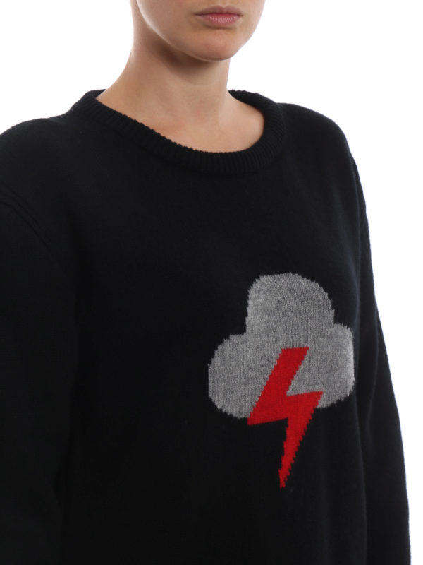 ALBERTA FERRETTI buy online Lightning intarsia wool and cashmere sweater