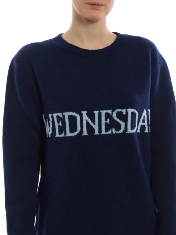 ALBERTA FERRETTI buy online Girocollo lunga blu Wednesday