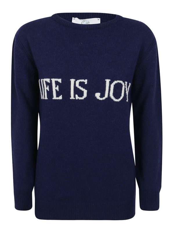 ALBERTA FERRETTI: maglia collo rotondo - Pullover Life is joy