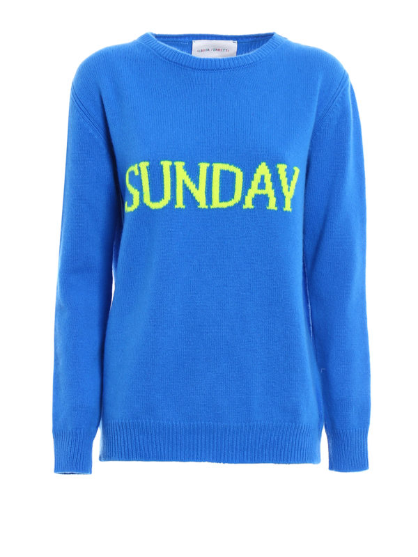 ALBERTA FERRETTI: crew necks - Rainbow Week Sunday sweater