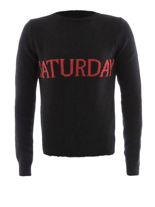 ALBERTA FERRETTI: crew necks - Saturday wool cashmere sweater