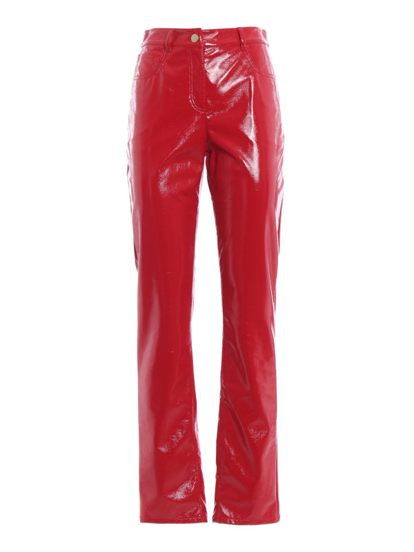 ALBERTA FERRETTI: Lederhosen - Lederhose - Rot