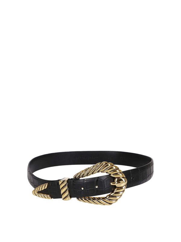 ALBERTA FERRETTI: belts online - Croco print leather belt