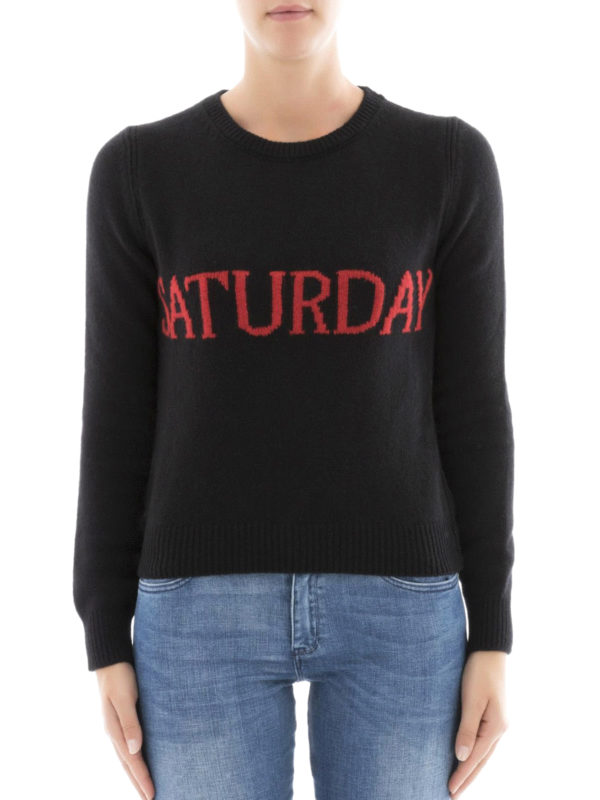 ALBERTA FERRETTI: crew necks online - Saturday wool cashmere sweater