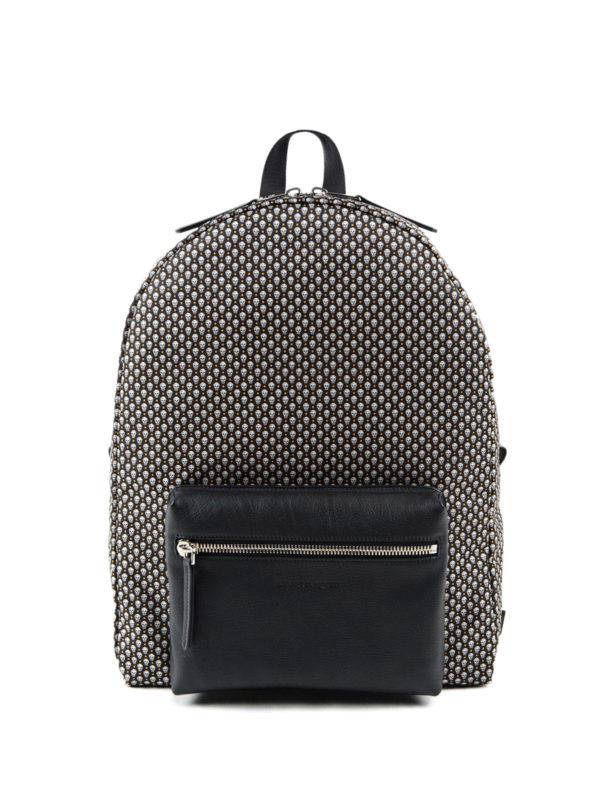 ALEXANDER MCQUEEN: backpacks - Mini Skull print nylon backpack