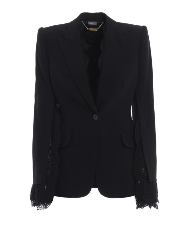 ALEXANDER MCQUEEN: Blazer - Blazer - Negro