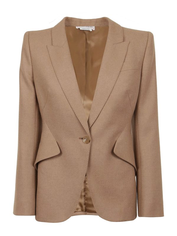 ALEXANDER MCQUEEN: blazers - Wool blazer