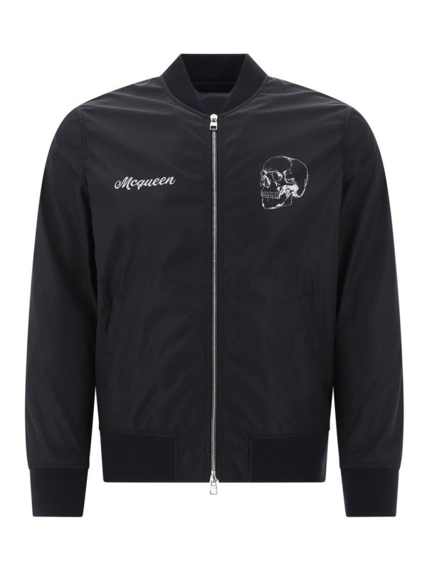 ALEXANDER MCQUEEN: bombers - Skull bomber jacket