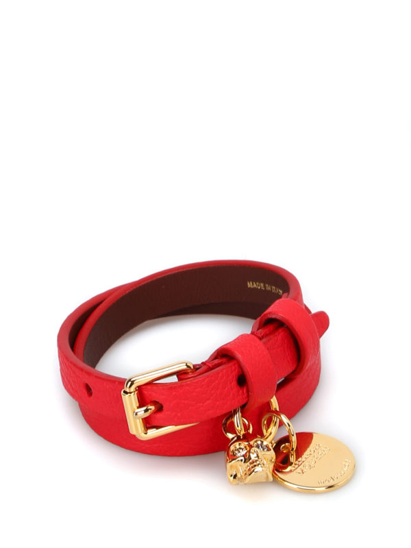 ALEXANDER MCQUEEN: Bracelets  - Bracelets - Rouge