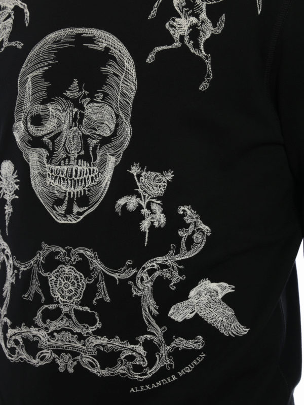 Alexander mcqueen cheap embroidered sweatshirt