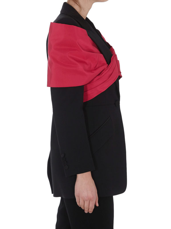 ALEXANDER MCQUEEN buy online Exploded bow drape blazer