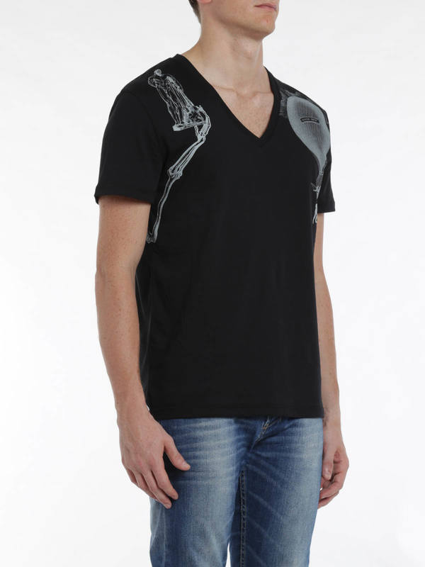 ALEXANDER MCQUEEN buy online Harness print t-shirt