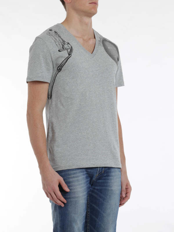 ALEXANDER MCQUEEN buy online Harness print t-shirt