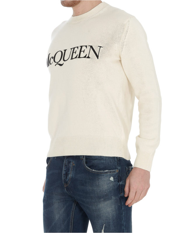 ALEXANDER MCQUEEN buy online Suéter Cuello Redondo - Blanco