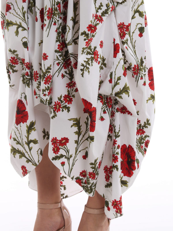 ALEXANDER MCQUEEN buy online Maxikleid - Gemustert