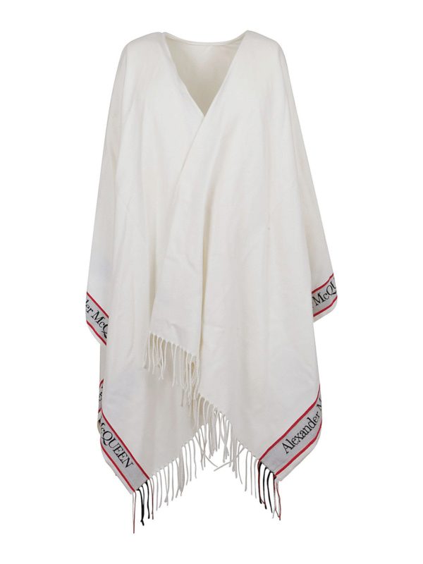 ALEXANDER MCQUEEN: Capes &  Ponchos - Fringed cape