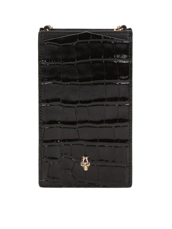 ALEXANDER MCQUEEN: ケース＆カバー - ケース/カバー - 黒