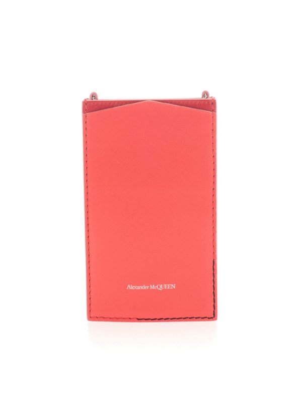 Alexander Mcqueen Smartphone case in bright pink 65844614A445650