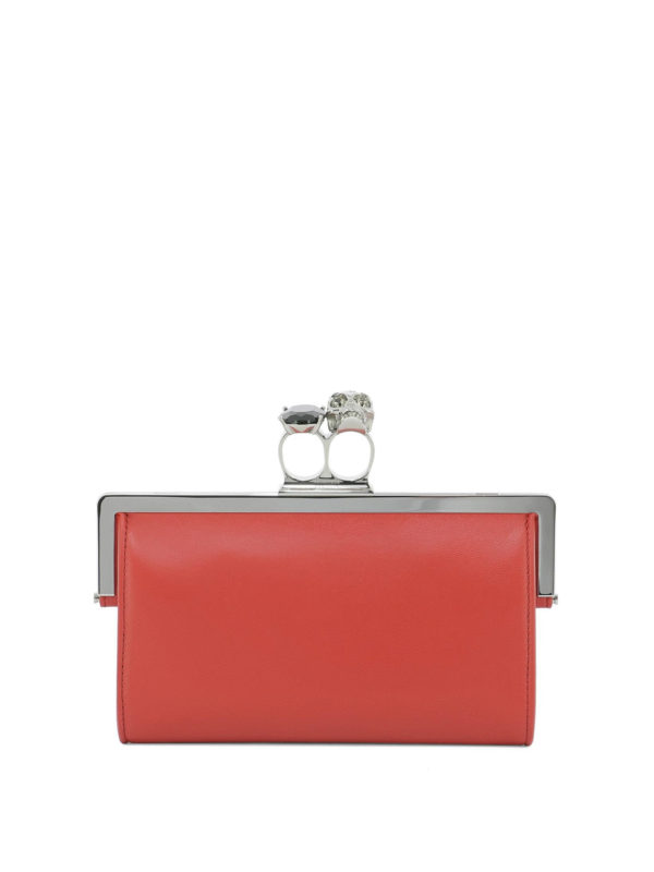 ALEXANDER MCQUEEN: Clutches - Clutch - Rot