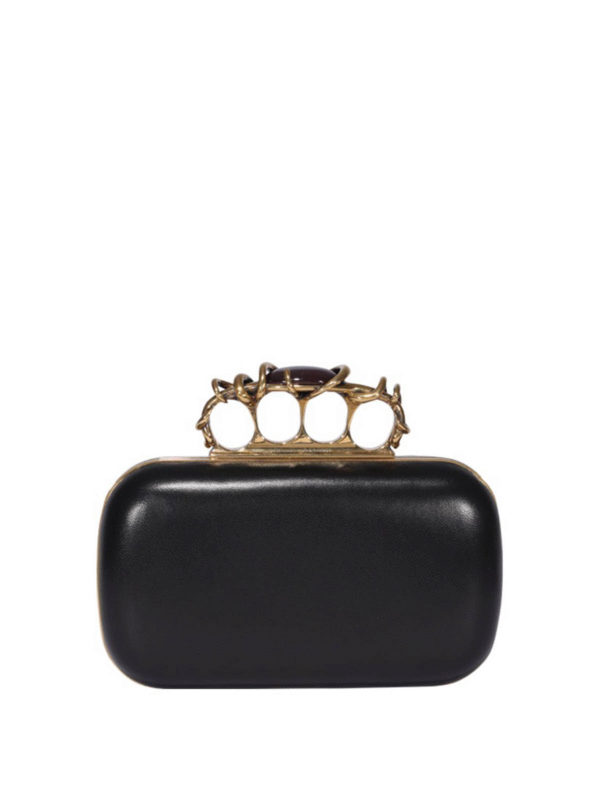 Alexander Mcqueen クラッチバッグ - 黒|6200991VCAT1000