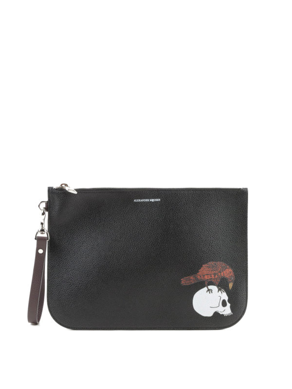 ALEXANDER MCQUEEN: Clutches - Clutch - Schwarz