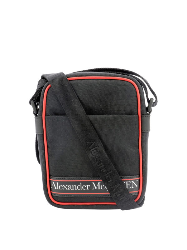 ALEXANDER MCQUEEN: cross body bags - Messenger mini nylon bag