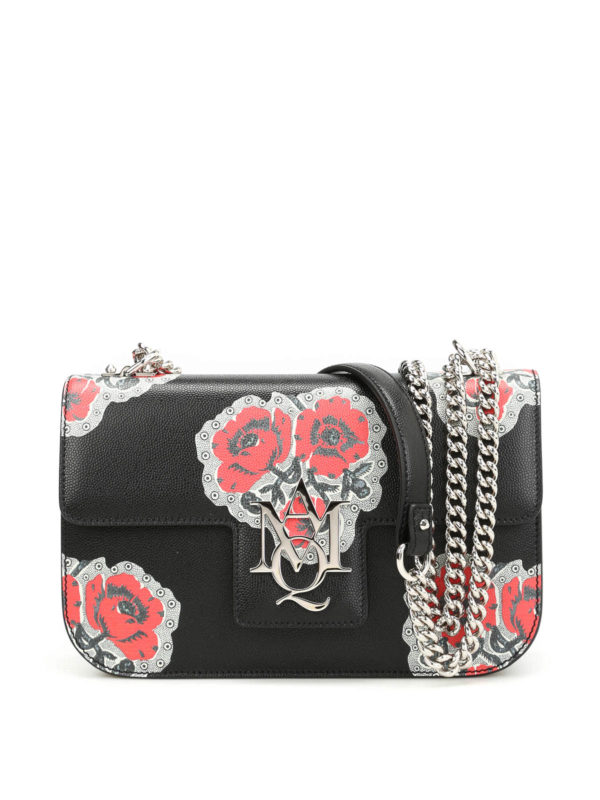 ALEXANDER MCQUEEN: Sacs bandoulière - Sac Bandoulière Noir Pour Femme