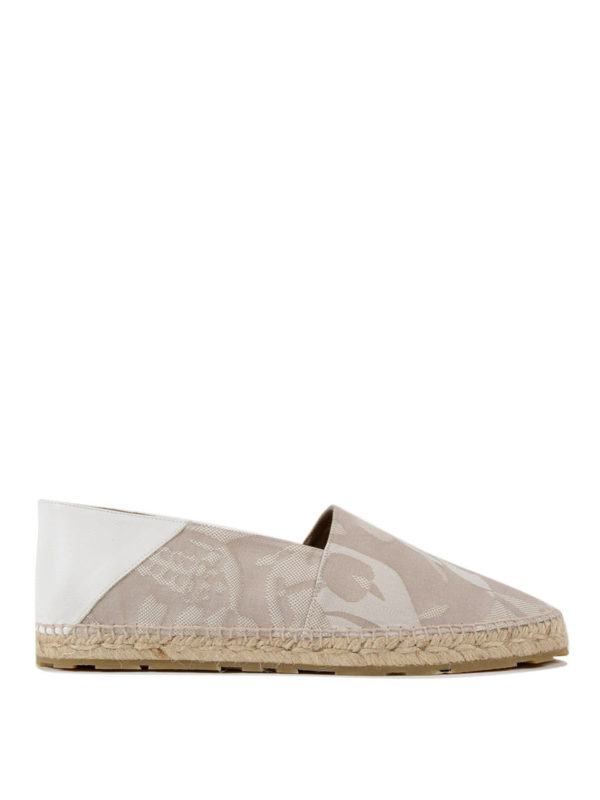 ALEXANDER MCQUEEN: espadrilles - Patterned cotton espadrilles