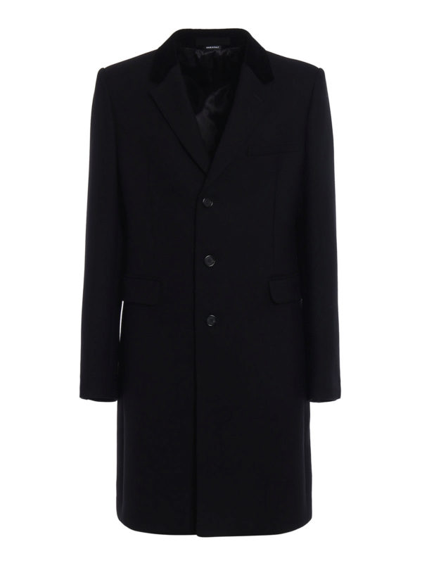 ALEXANDER MCQUEEN: knee length coats - Formal wool coat