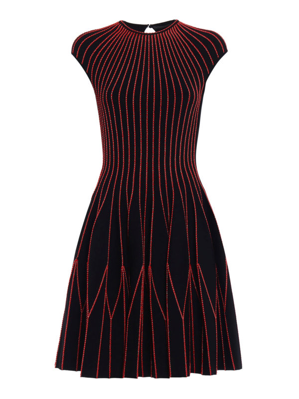 Red Piping Dress