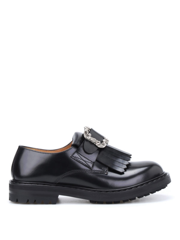 ALEXANDER MCQUEEN: Mocassins & Chaussures bateau - Mocassin  - Noir