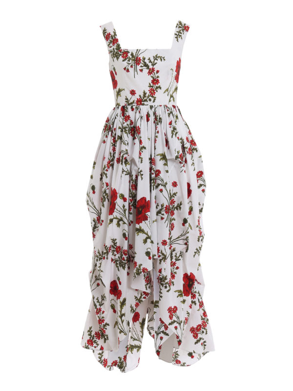 ALEXANDER MCQUEEN: Maxikleider - Maxikleid - Gemustert