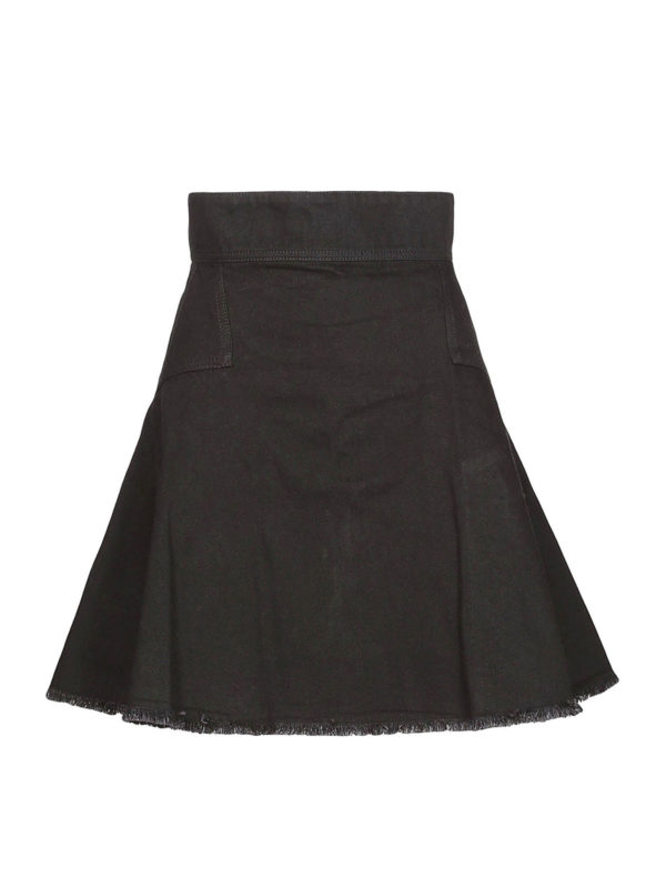 ALEXANDER MCQUEEN: Minifaldas - Minifalda - Negro