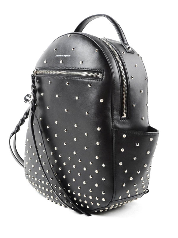 ALEXANDER MCQUEEN: backpacks online - Studded leather mini backpack