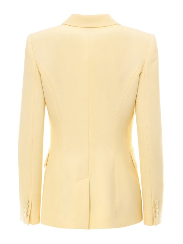 ALEXANDER MCQUEEN: blazers online - Wool-silk blend blazer