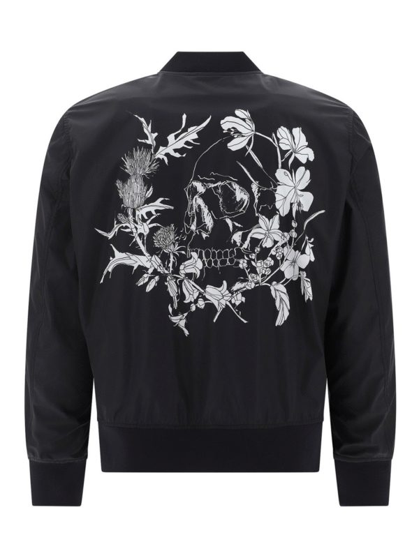 ALEXANDER MCQUEEN: bombers online - Skull bomber jacket