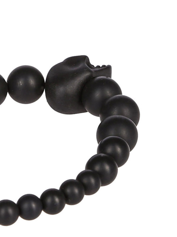 ALEXANDER MCQUEEN: Bracelets & Bangles online - Skull multi-beaded resin bracelet