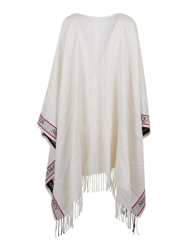 ALEXANDER MCQUEEN: Capes &  Ponchos online - Fringed cape