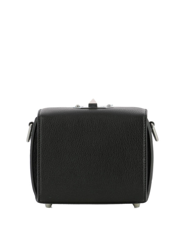 Alexander McQueen ショルダーバッグ Alexander Mcqueen Box Bag 16 black cross body bag|479767DZP0Y1000