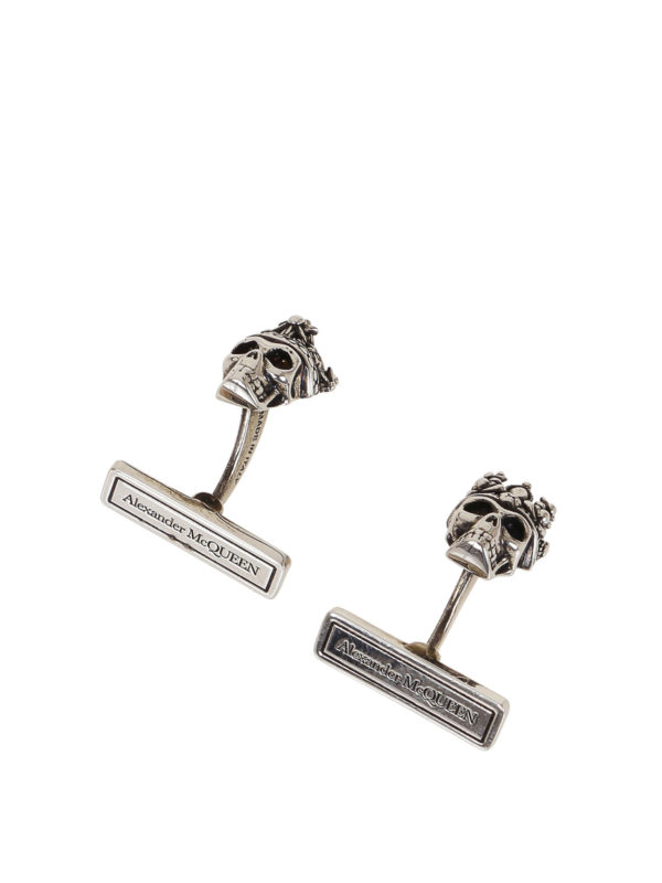 ALEXANDER MCQUEEN: Manschettenknöpfe online - Manschettenknöpfe - Silber
