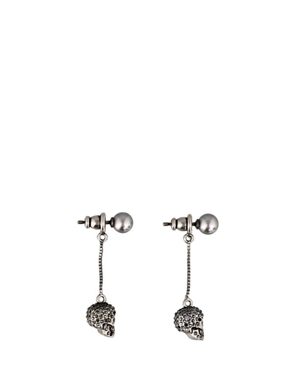 ALEXANDER MCQUEEN: イヤリング online - イヤリング - Pave Skull