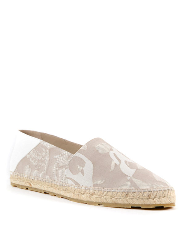 ALEXANDER MCQUEEN: espadrilles online - Patterned cotton espadrilles