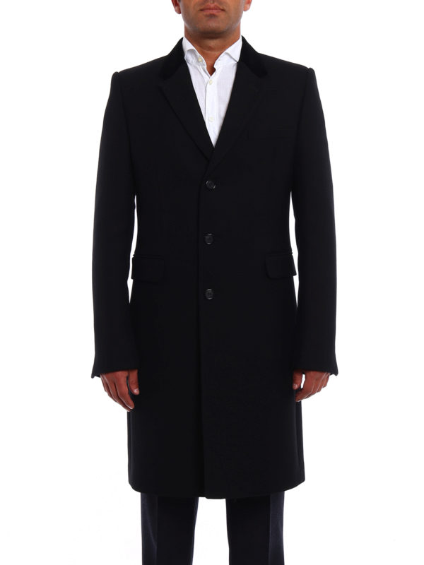 ALEXANDER MCQUEEN: knee length coats online - Formal wool coat