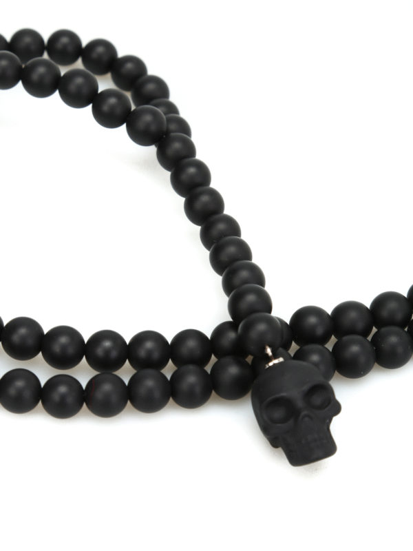 ALEXANDER MCQUEEN: Necklaces & Chokers online - Rosary-inspired onyx necklace
