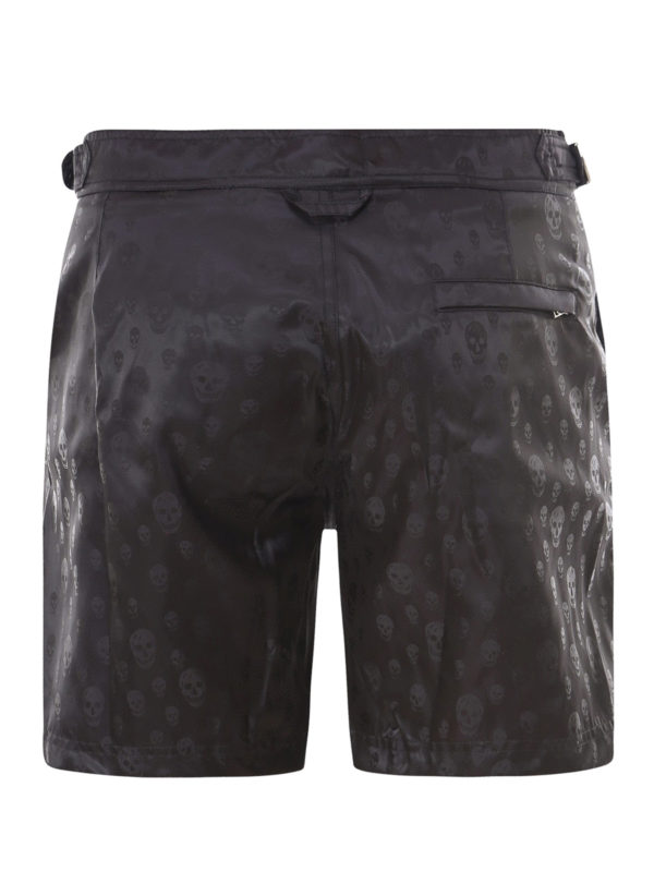 ALEXANDER MCQUEEN: Swim shorts & swimming trunks online - Skull printed swim shorts