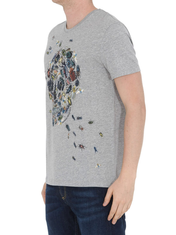 ALEXANDER MCQUEEN: T-shirts online - T-Shirt - Hellgrau