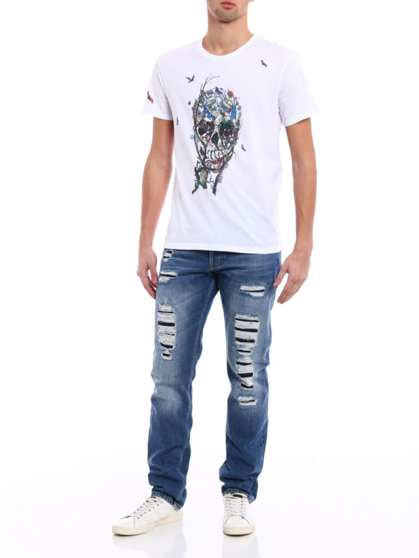 ALEXANDER MCQUEEN: T-shirts online - T-Shirt - Weiß