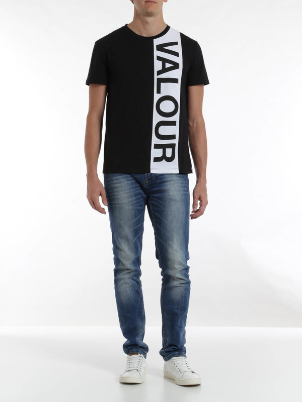 ALEXANDER MCQUEEN: t-shirts online - Valour print t-shirt